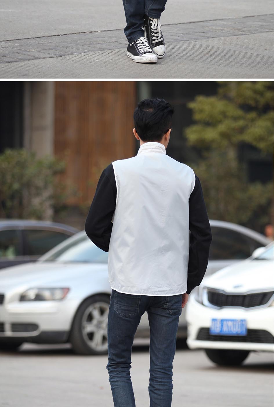時尚T恤男款展示1