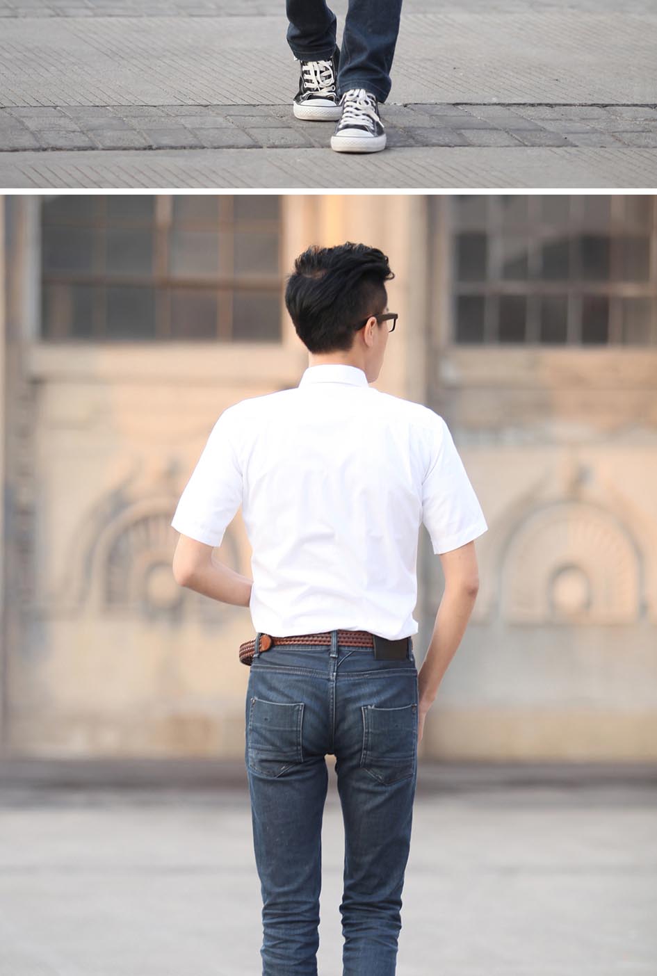 時(shí)尚T恤男款展示
