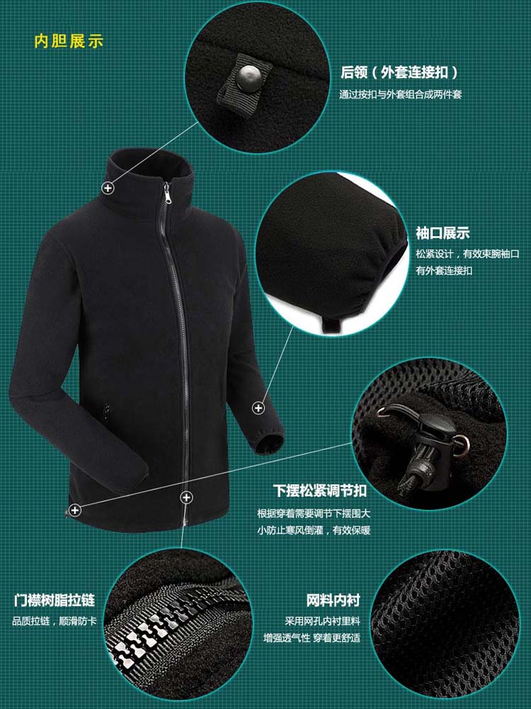 沖鋒衣內(nèi)膽制作展示