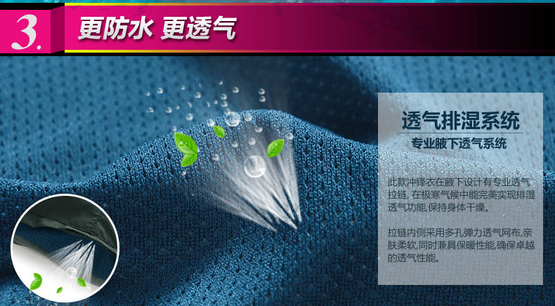 沖鋒衣面料防水