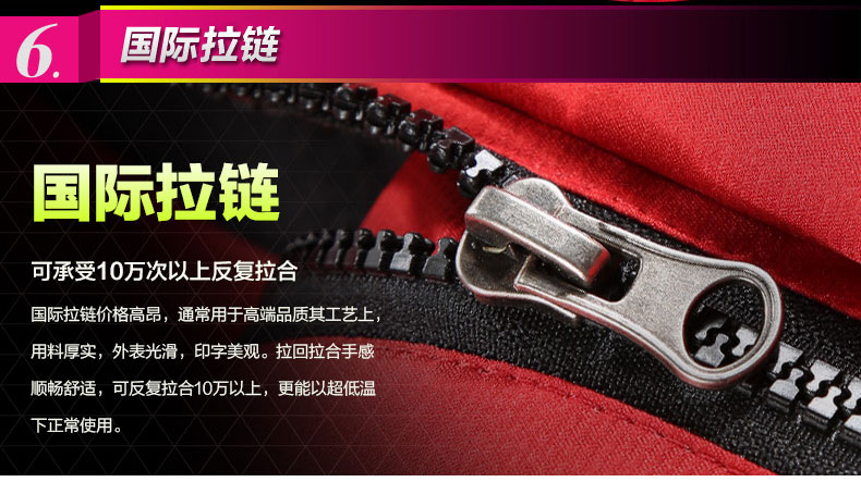 沖鋒衣國際拉鏈